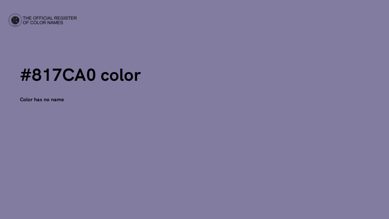 #817CA0 color image