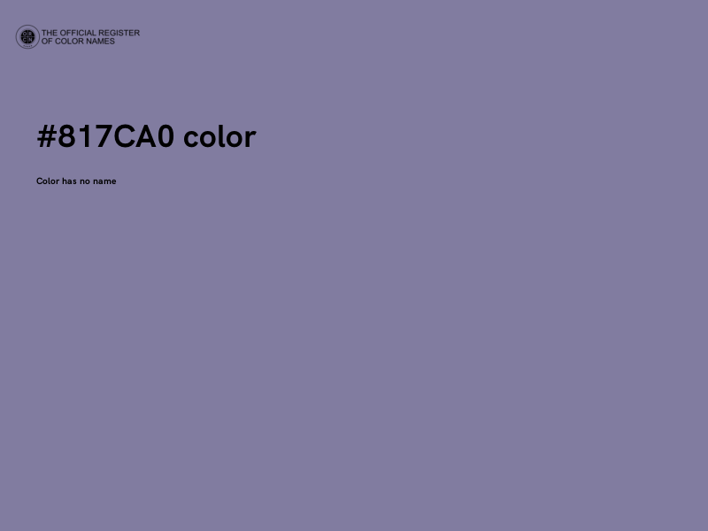 #817CA0 color image