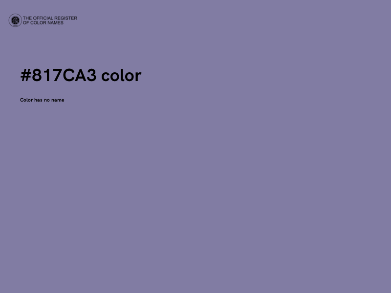 #817CA3 color image