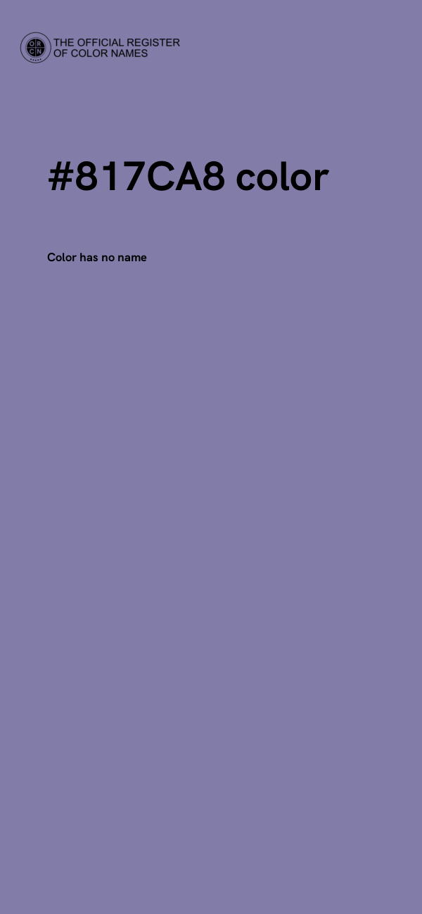 #817CA8 color image