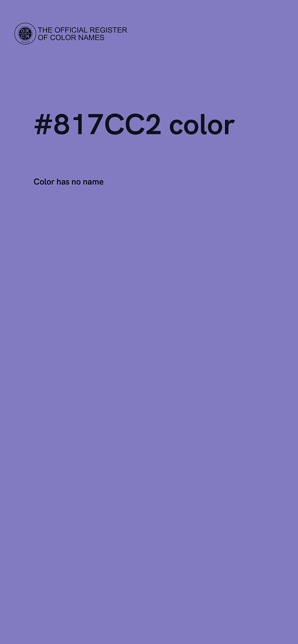 #817CC2 color image