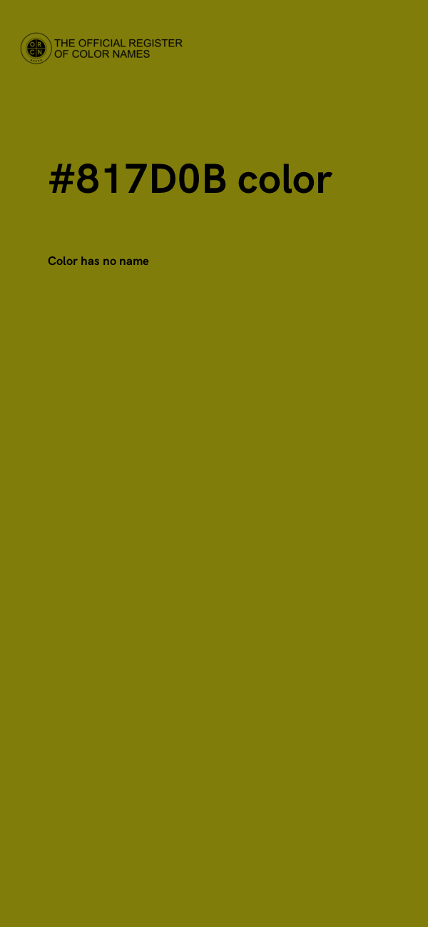 #817D0B color image