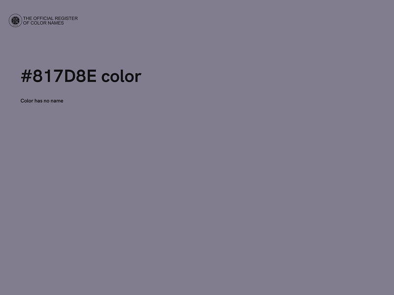 #817D8E color image