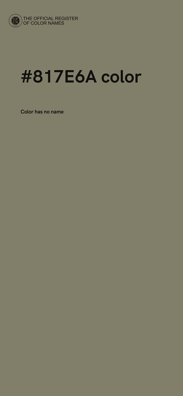 #817E6A color image