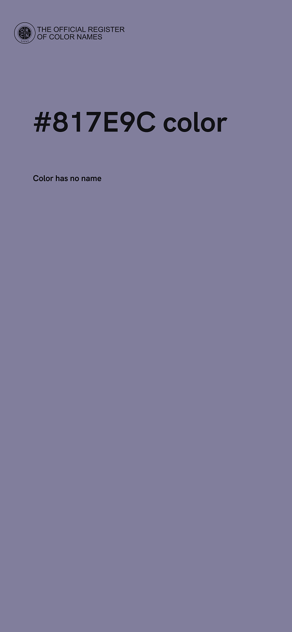 #817E9C color image