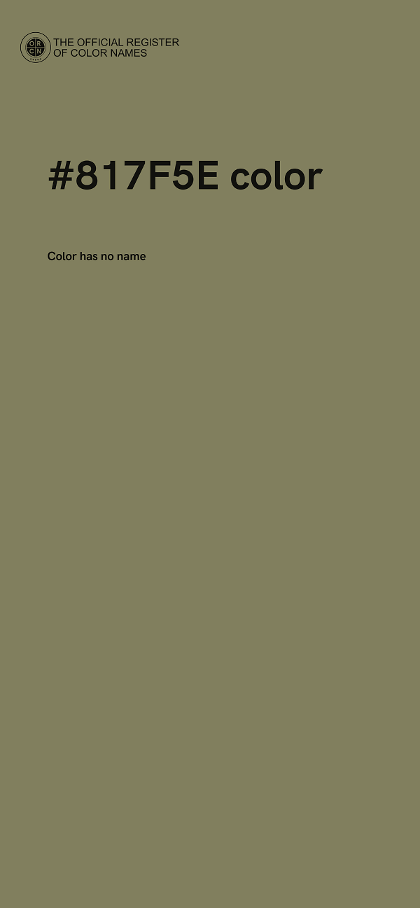 #817F5E color image