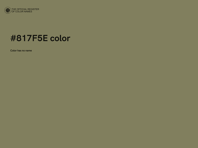 #817F5E color image