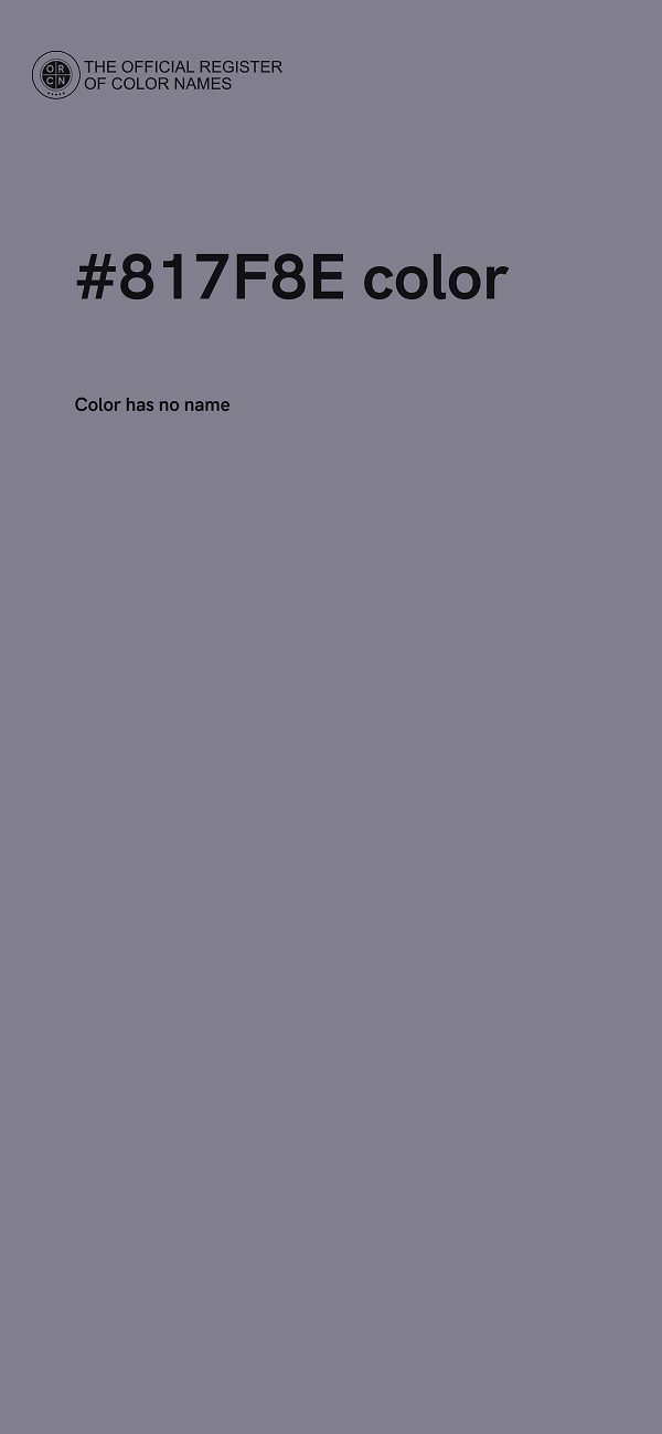 #817F8E color image