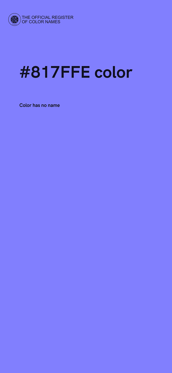 #817FFE color image