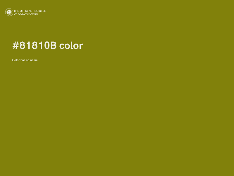 #81810B color image