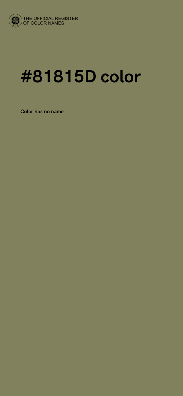 #81815D color image
