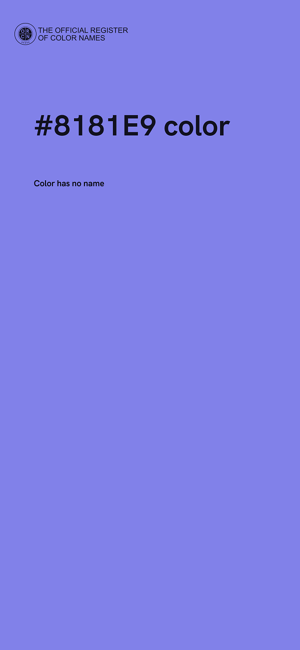 #8181E9 color image