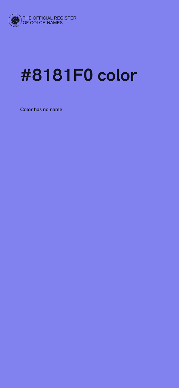 #8181F0 color image
