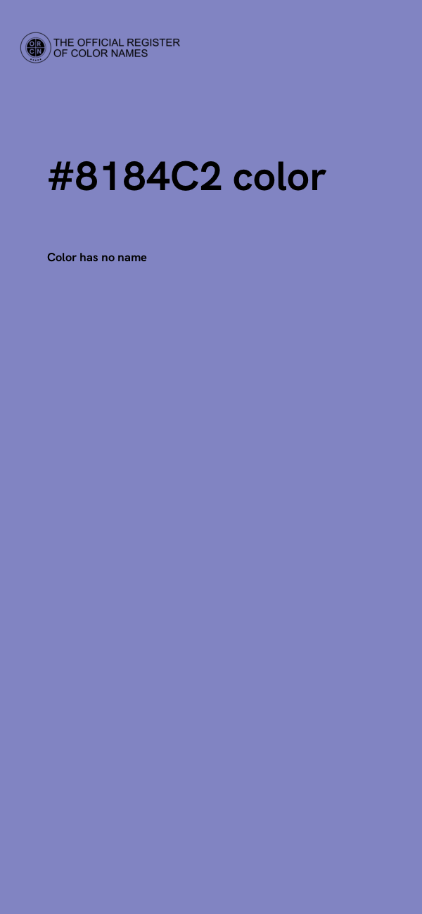 #8184C2 color image