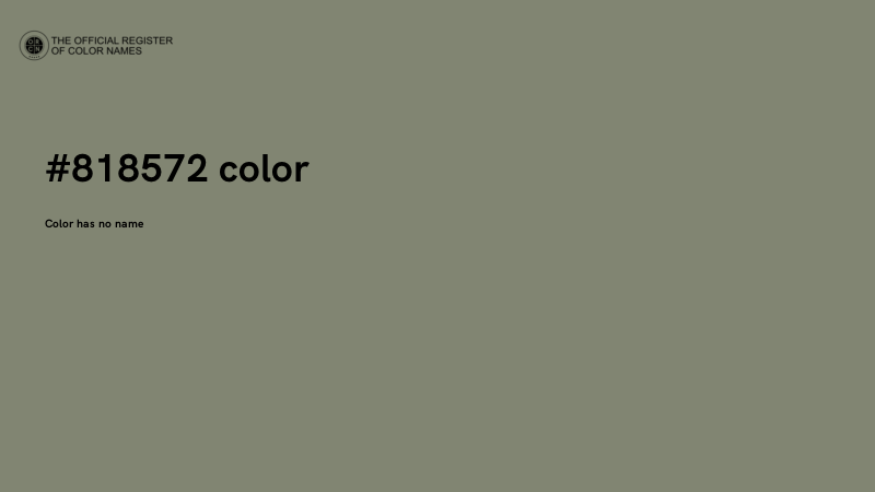 #818572 color image