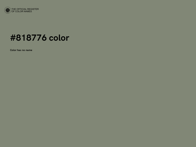 #818776 color image