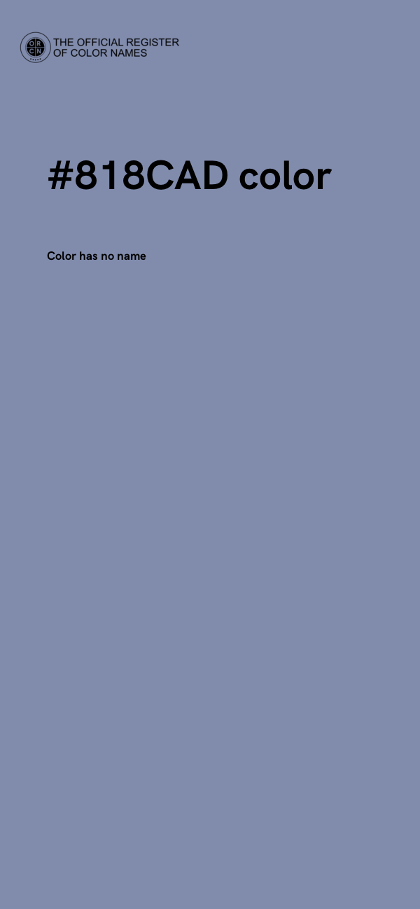 #818CAD color image