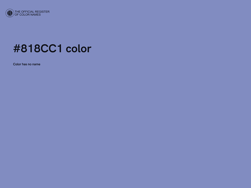 #818CC1 color image