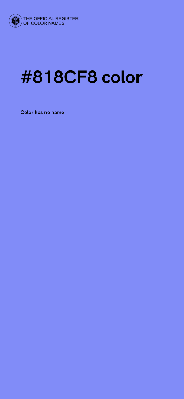 #818CF8 color image
