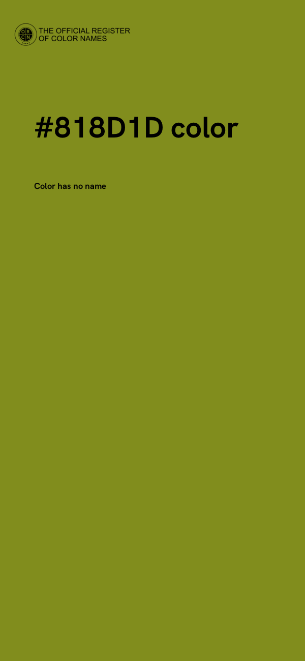 #818D1D color image