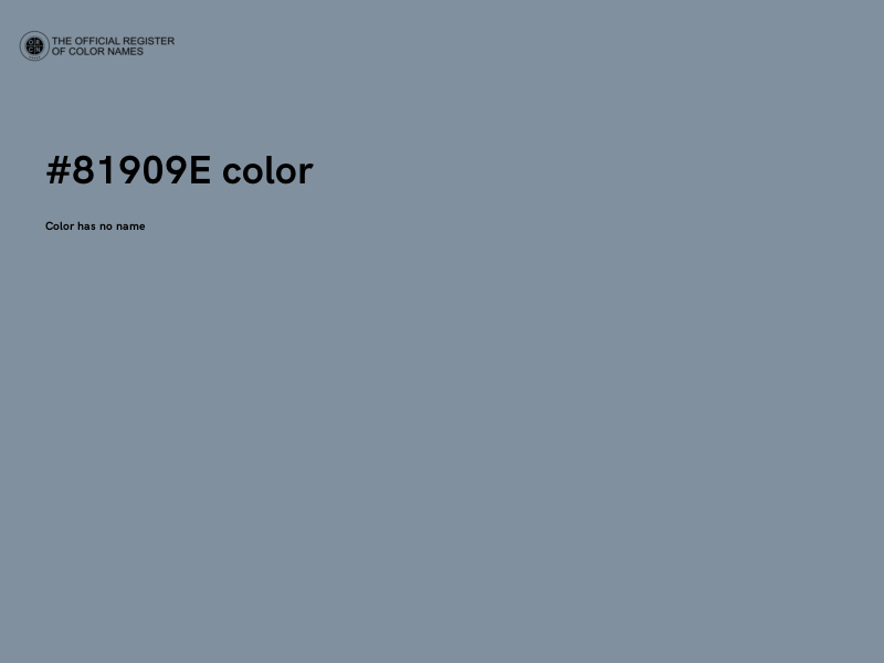 #81909E color image
