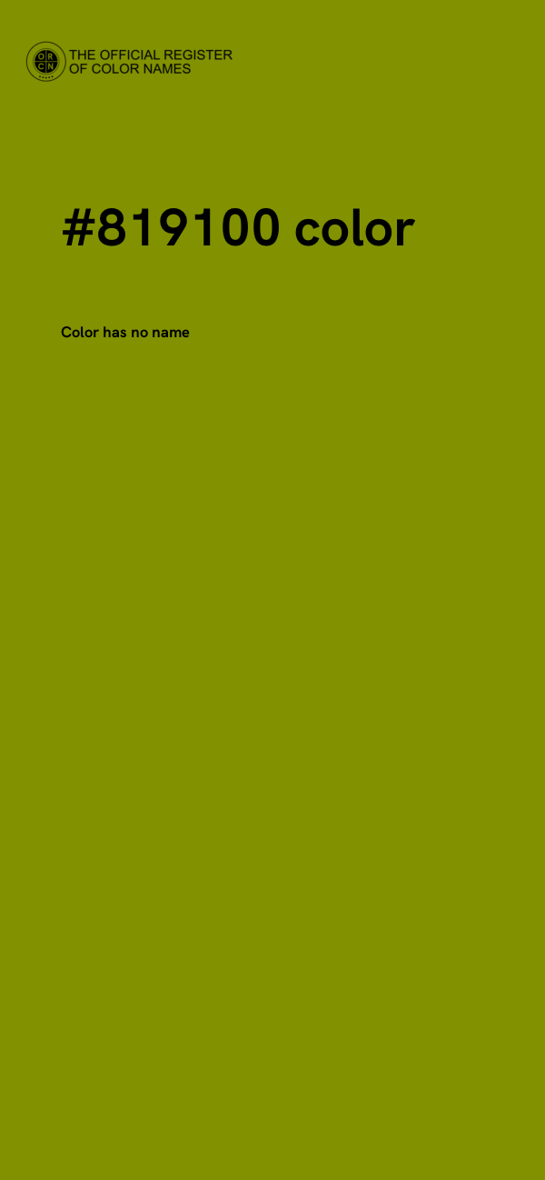 #819100 color image