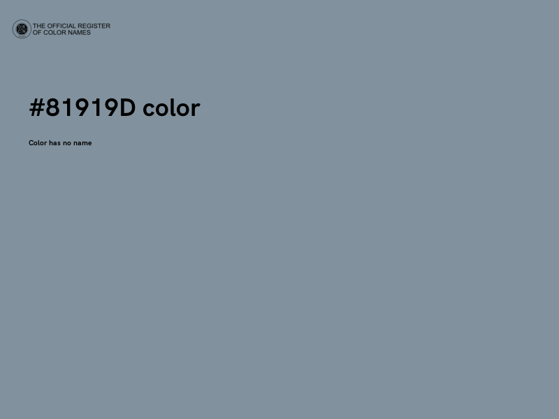 #81919D color image