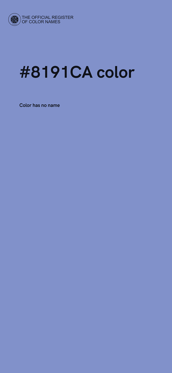 #8191CA color image