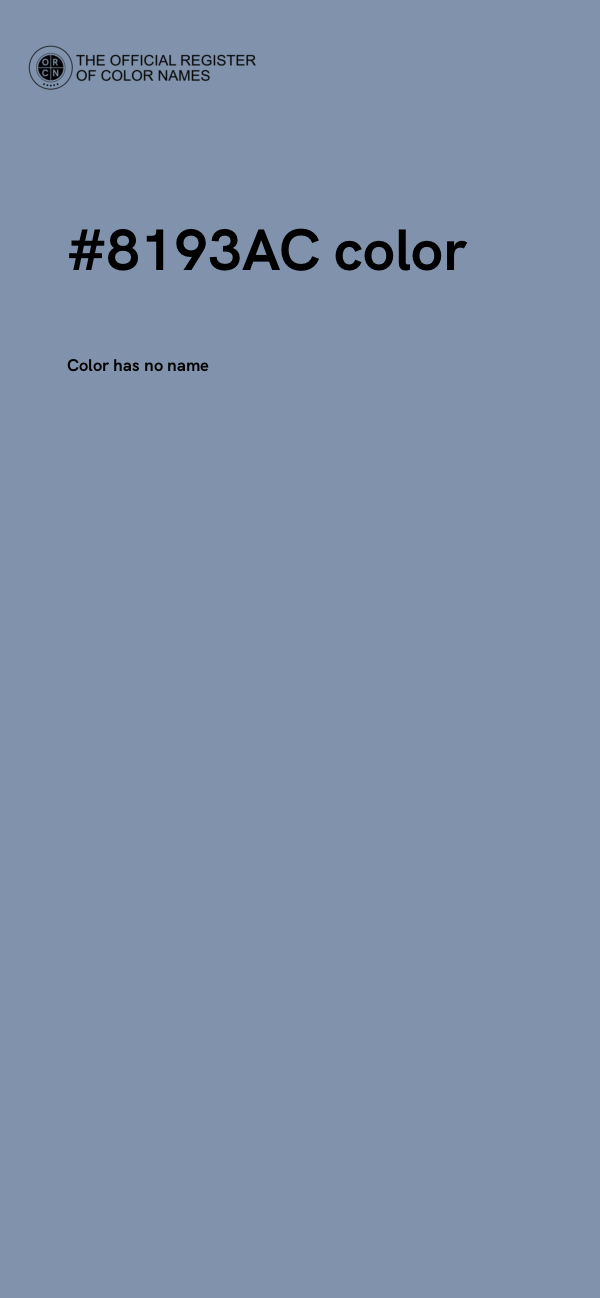 #8193AC color image