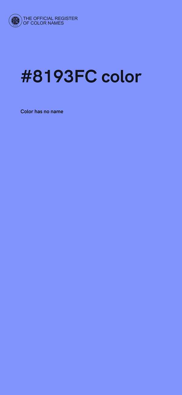 #8193FC color image