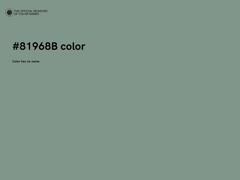 #81968B color image