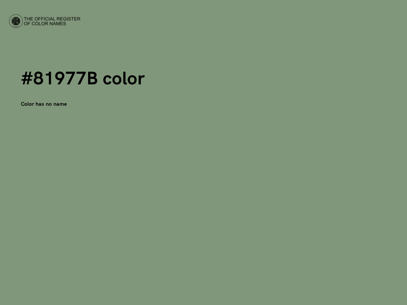 #81977B color image