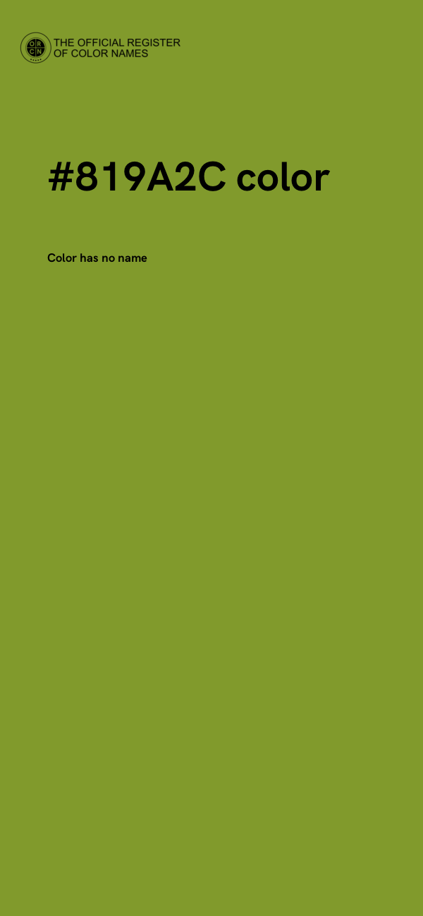 #819A2C color image
