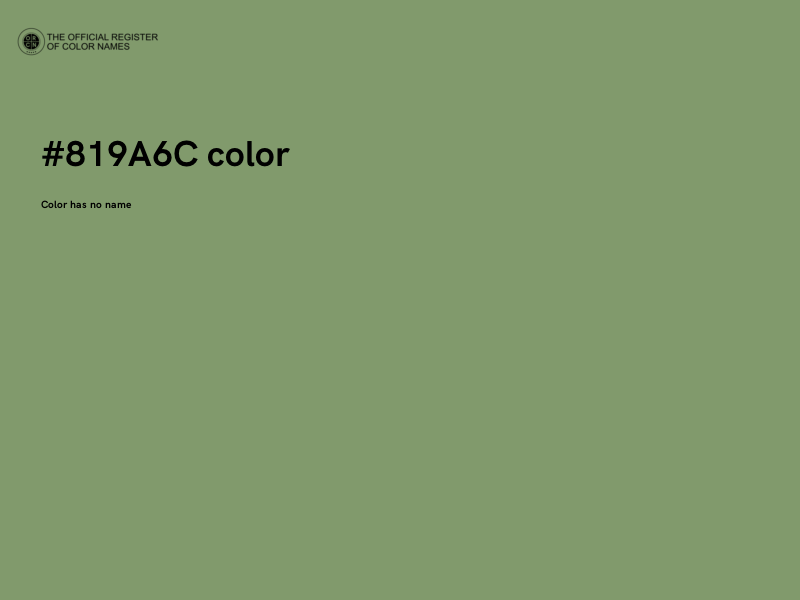 #819A6C color image
