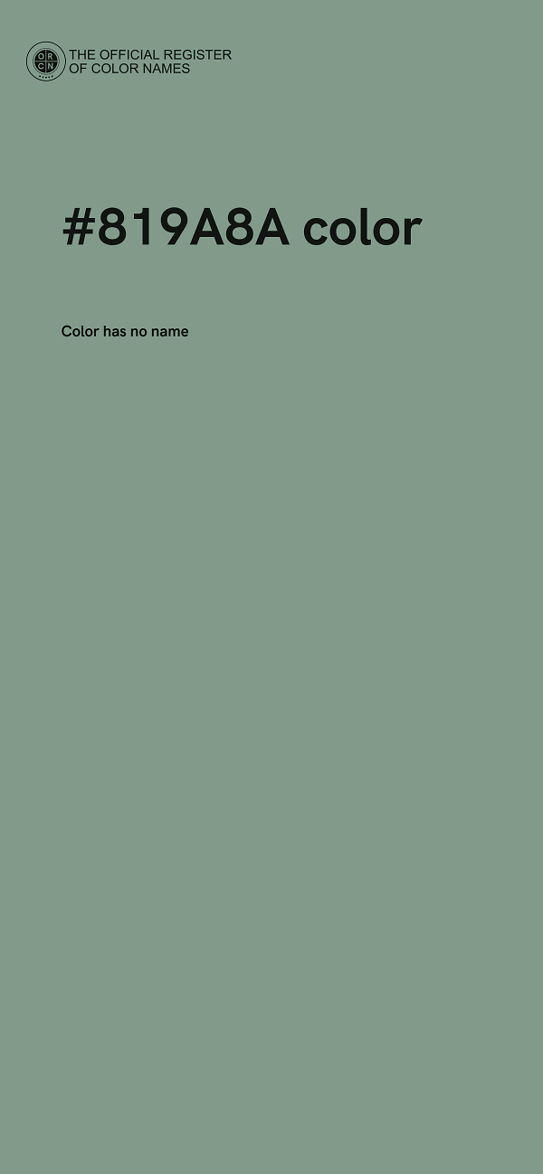 #819A8A color image