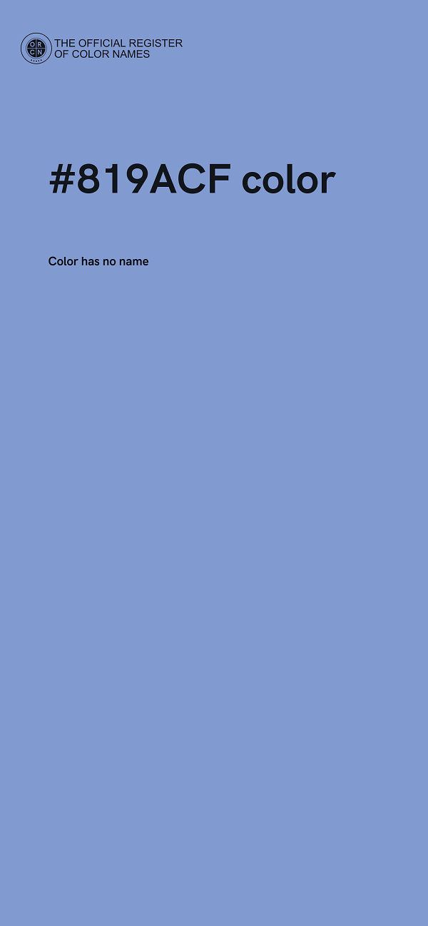#819ACF color image