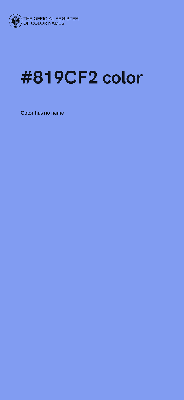 #819CF2 color image