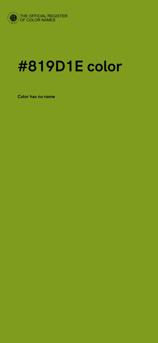 #819D1E color image