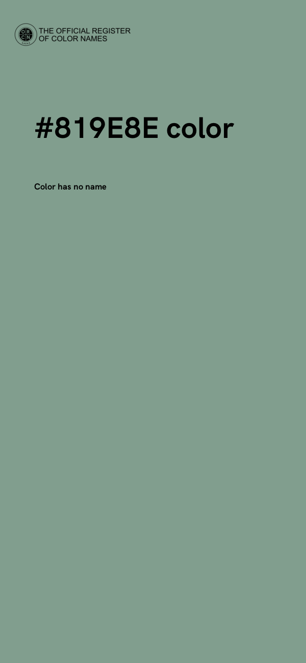 #819E8E color image