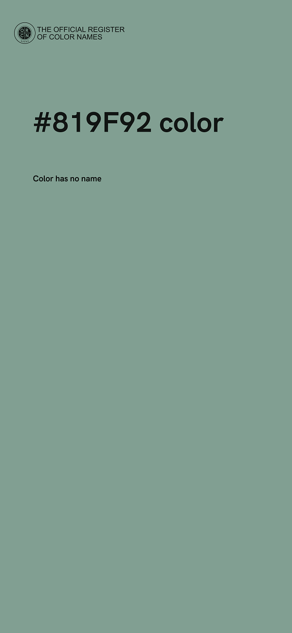 #819F92 color image