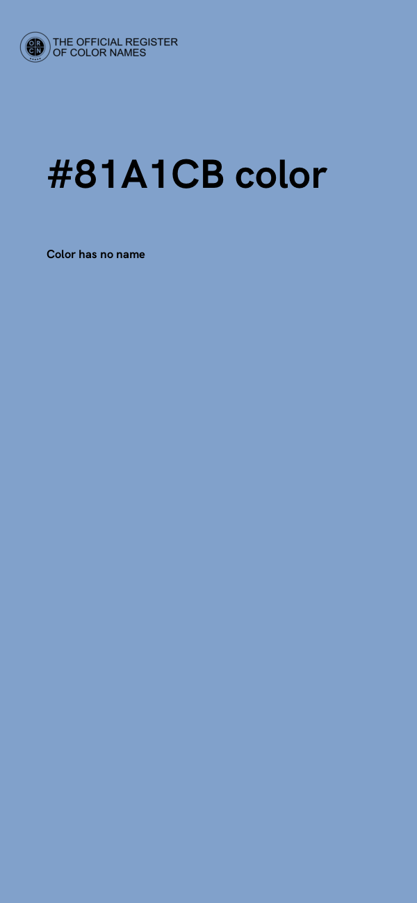 #81A1CB color image