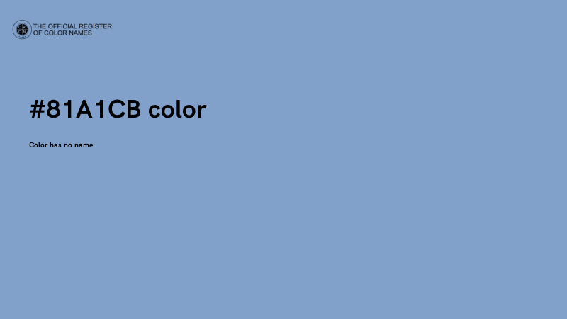 #81A1CB color image