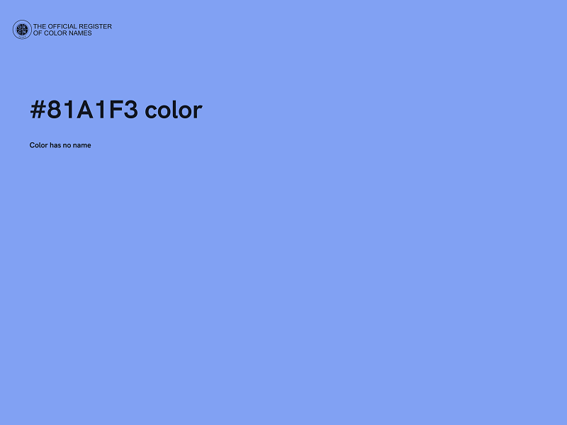 #81A1F3 color image