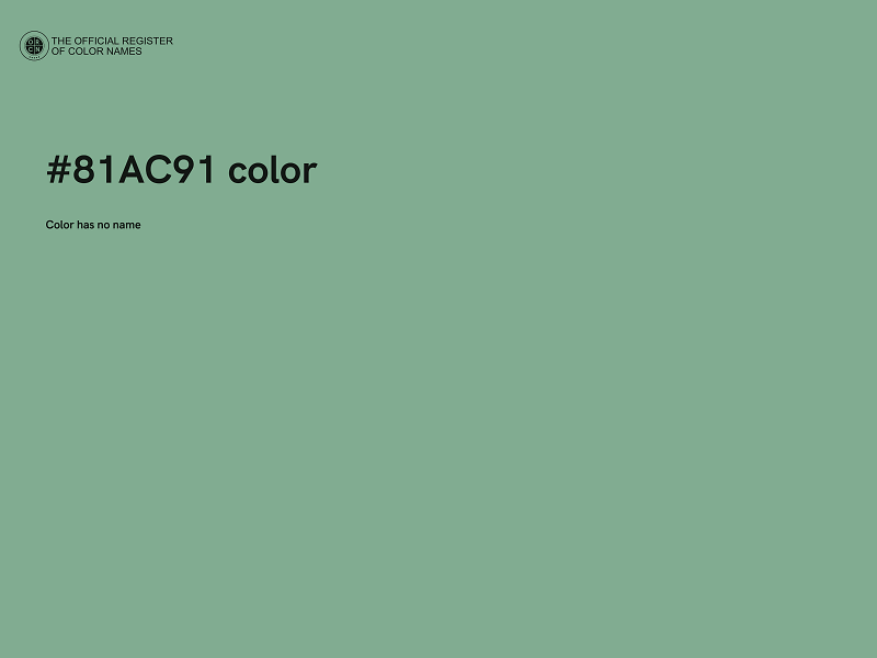 #81AC91 color image