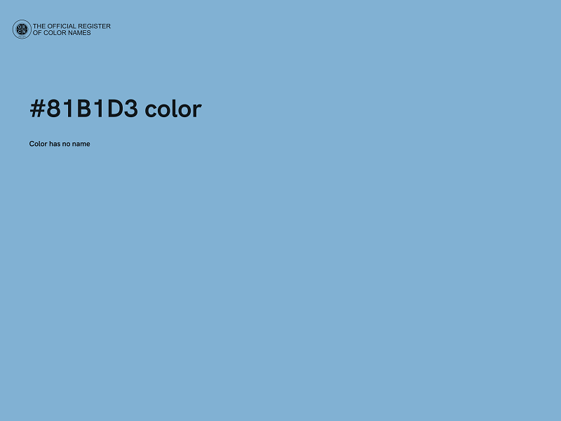 #81B1D3 color image