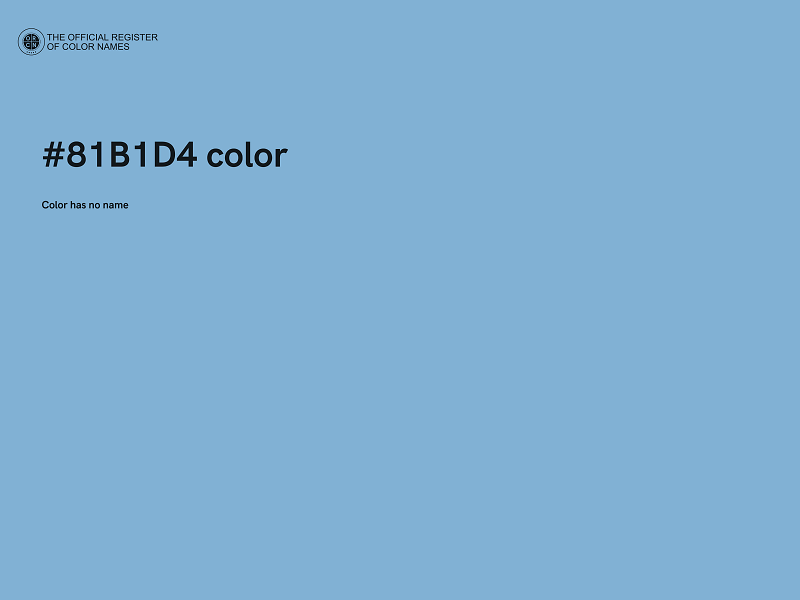 #81B1D4 color image