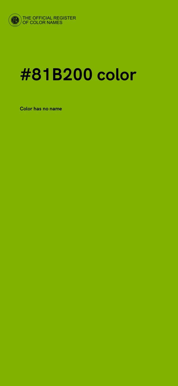 #81B200 color image