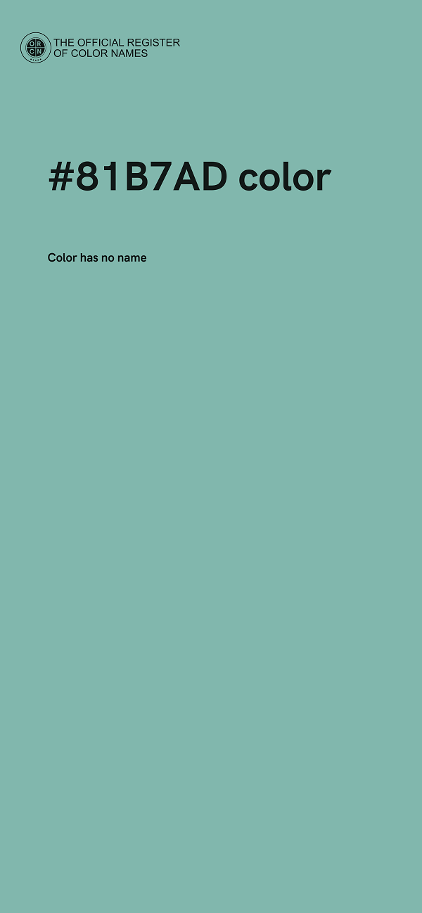 #81B7AD color image