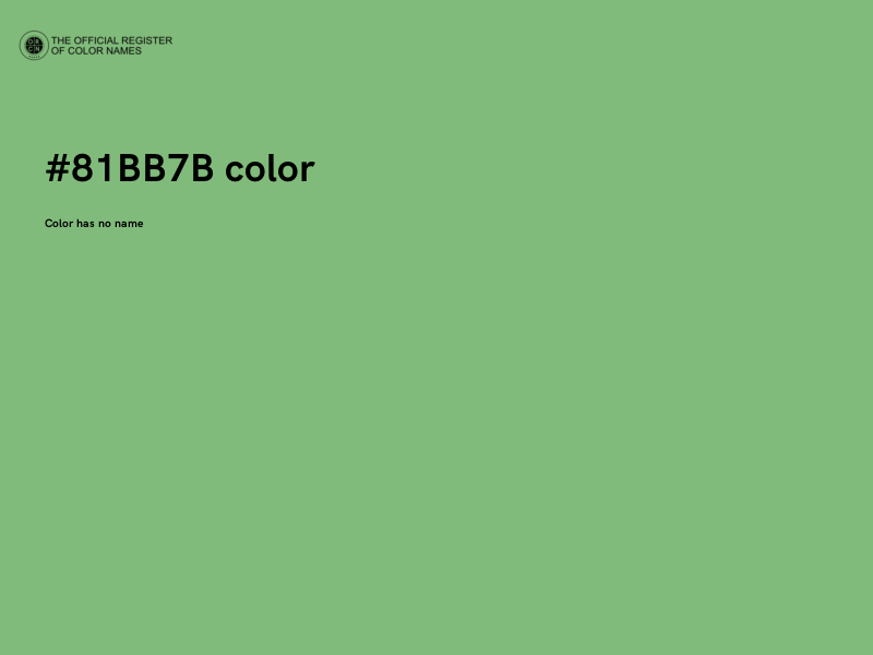 #81BB7B color image