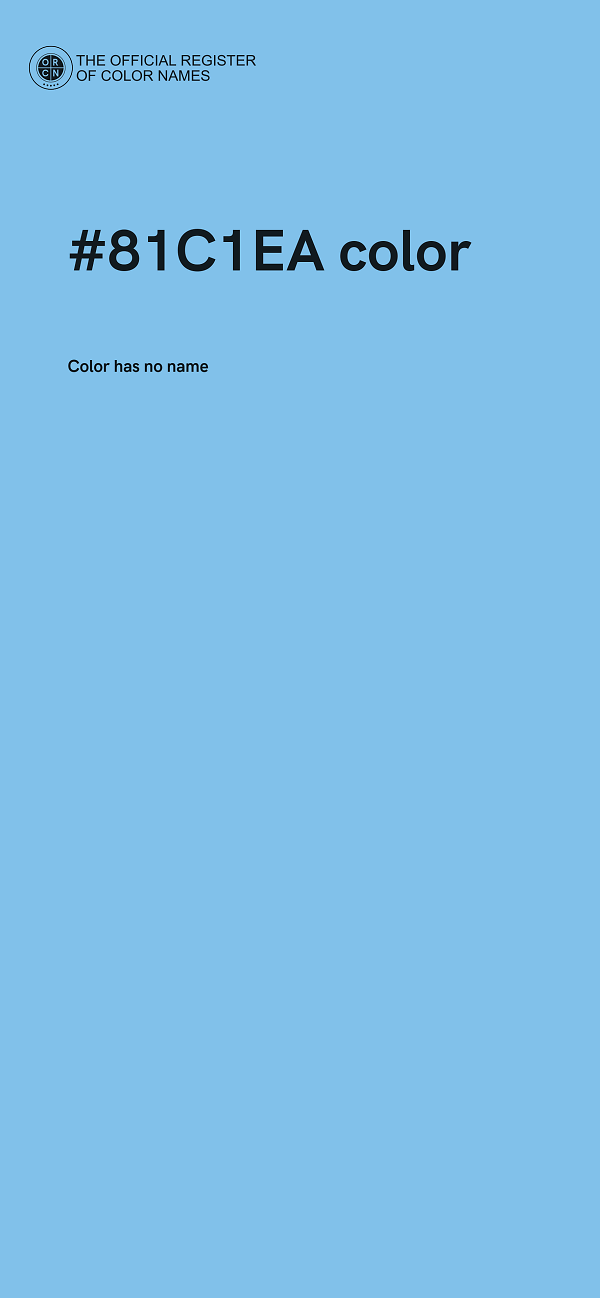 #81C1EA color image